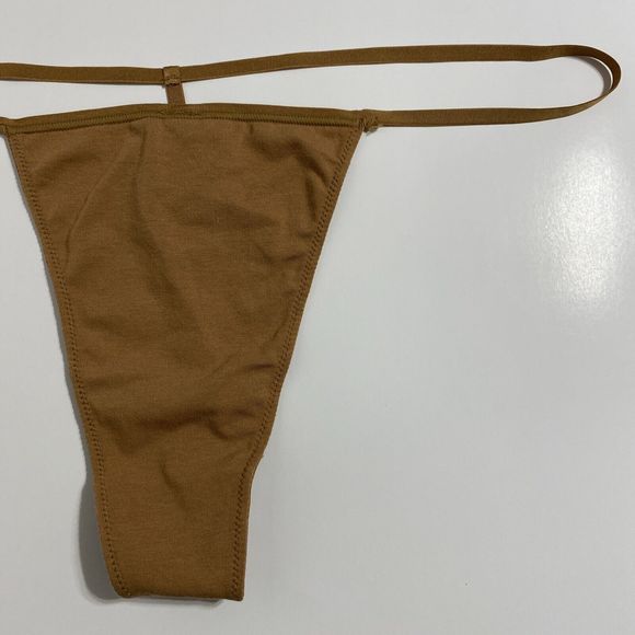 SKIMS Thin Line Thong Women's 3X Camel Brown T-string G-string Sexy NEW - Picture 4 of 10